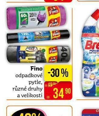 Teta Fino odpadkové pytle nabídka