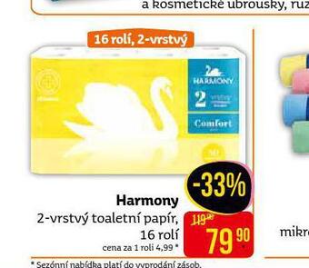 Teta Harmony toaletní papír nabídka