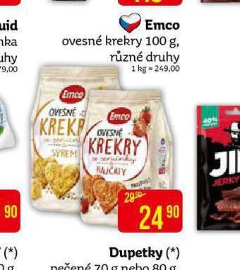 Teta Emco ovesné krekry nabídka