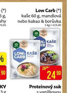 Teta Low carb kaše nabídka