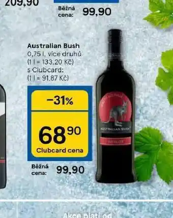 Tesco Australian bush nabídka