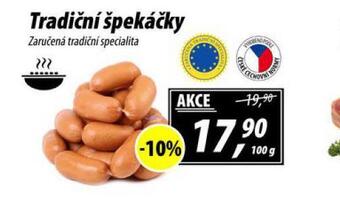 ZEMAN Tradiční špekáčky nabídka