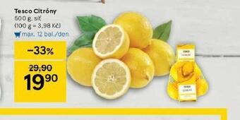 Tesco Citrony nabídka