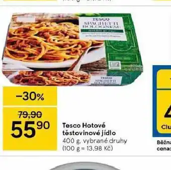 Tesco Tesco hotov é těstovinové jídlo nabídka