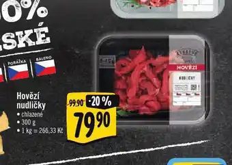 Jip Hovězí nudličky nabídka