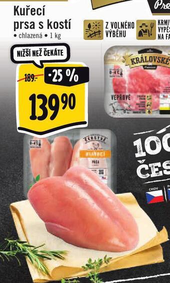 Jip Kuřecí prsa s kostí nabídka