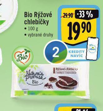 Jip Bio rýžové chlebíčky nabídka
