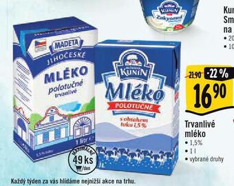 Jip Trvanlivé mléko nabídka