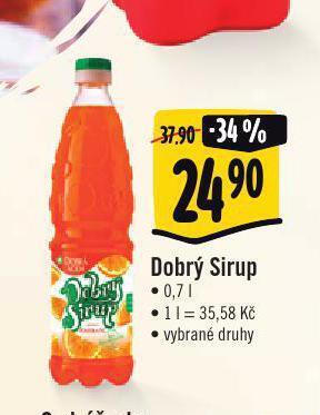 Jip Dobrý sirup nabídka