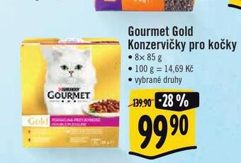 Jip Gourmet gold konzervičky pro kočky nabídka