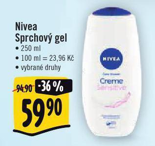 Jip Nivea sprchový gel nabídka