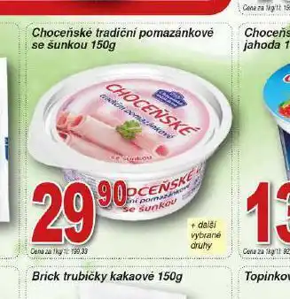 Lidl Choceňské tradiční pomazánkové se šunkou nabídka