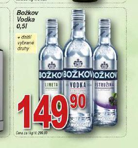 Lidl Božkov vodka nabídka