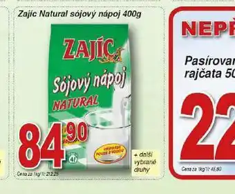 Lidl Zajíc natural sójový nápoj nabídka