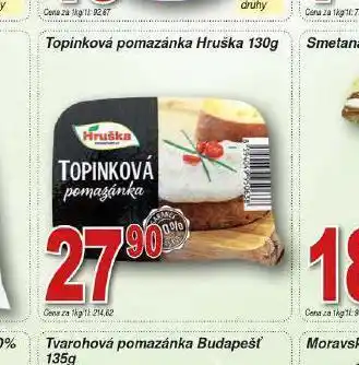 Lidl Topinková pomazánka hruška nabídka