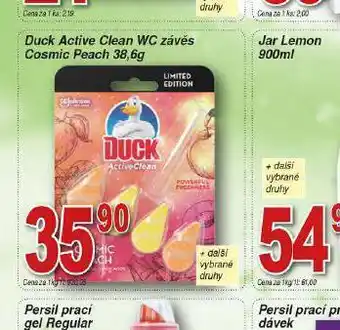 Lidl Duck active clean wc závěs nabídka