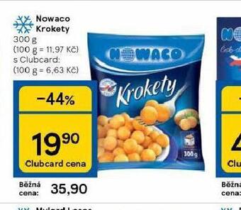 Tesco Nowaco krokety nabídka