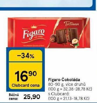 Tesco Figaro čokoláda nabídka