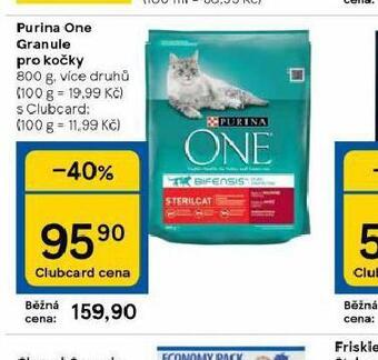 Tesco Purina one granule pro kočky nabídka