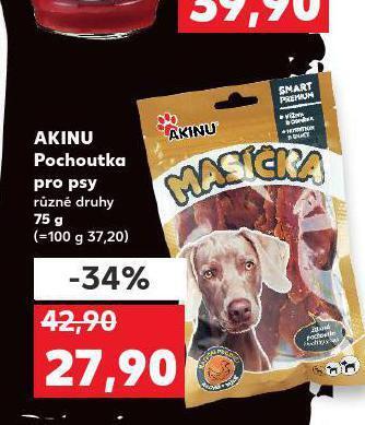 Kaufland Akinu pochoutka pro psy nabídka