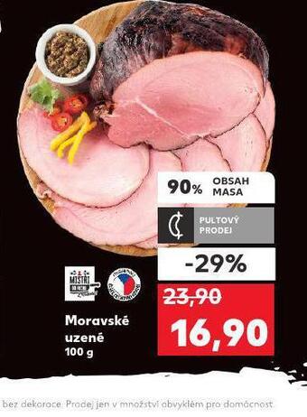 Kaufland Moravské uzené nabídka