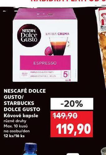 Kaufland Nescafé dolce gusto nabídka