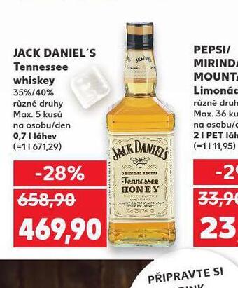 Kaufland Jack daniel´s tennessee whiskey nabídka