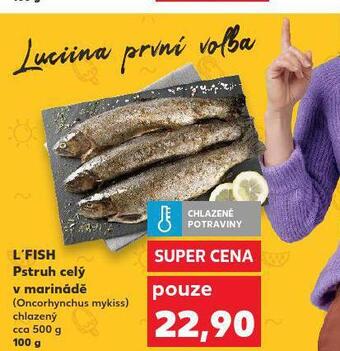 Kaufland Pstruh celý v marinádě nabídka