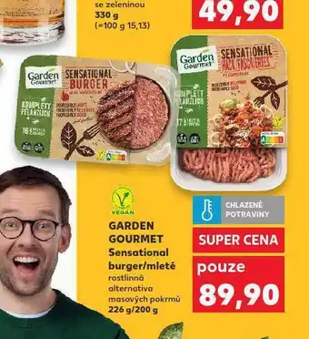 Kaufland Garden gurmet sensational burger / mleté nabídka