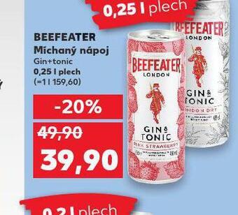 Kaufland Beefeater míchaný nápoj nabídka