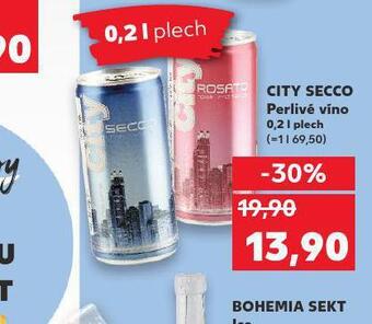 Kaufland City secco perlivé víno nabídka
