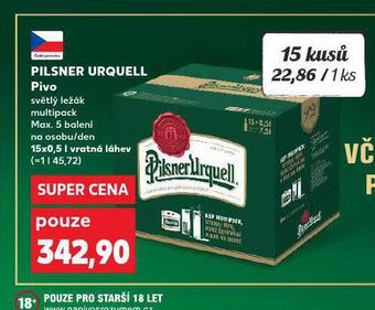Kaufland Pivo pilsner urquell nabídka