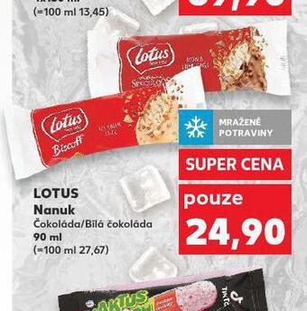 Kaufland Lotus nanuk nabídka