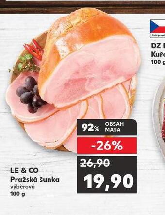 Kaufland Pražská šunka nabídka