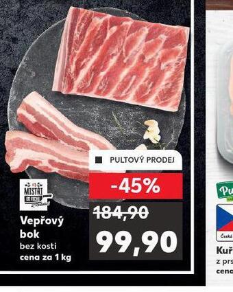 Kaufland Vepřový bok bez kosti nabídka