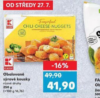 Kaufland Obalované sýrové kousky nabídka