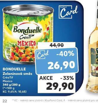 Kaufland Bonduelle zeleninová směs nabídka