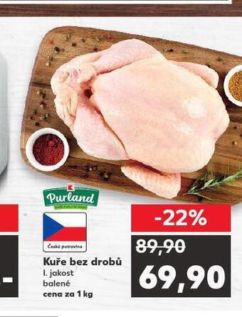 Kaufland Kuře bez drobů nabídka