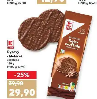 Kaufland Rýžový chlebíček čokoláda nabídka