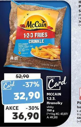 Kaufland Mccain 1.2.3 hranolky nabídka