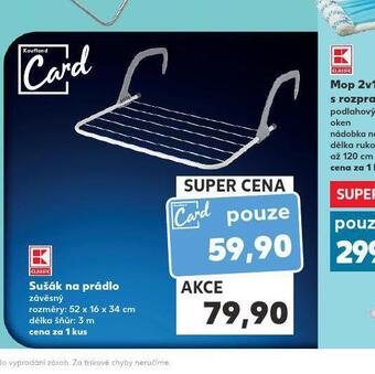 Kaufland Sušák na prádlo nabídka