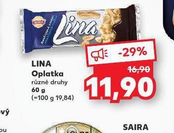 Kaufland Lina oplatka nabídka