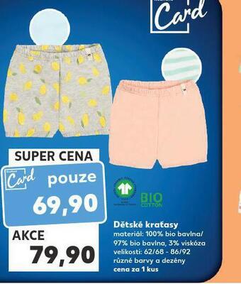 Kaufland Dětské kraťasy nabídka