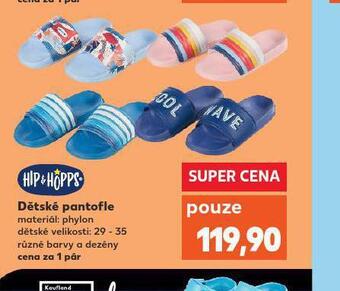 Kaufland Dětské pantofle nabídka