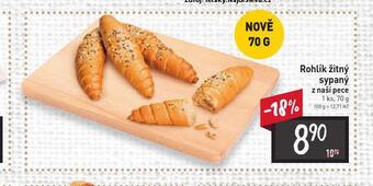 Billa Rohlík žitný sypaný nabídka