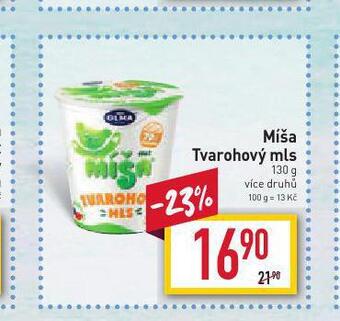 Billa Míša tvarohový mls nabídka