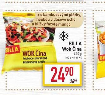 Billa Billa wok čína nabídka
