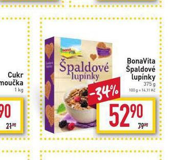 Billa Bonavita špaldové lupínky nabídka