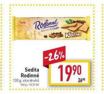 Billa Sedita rodinné nabídka