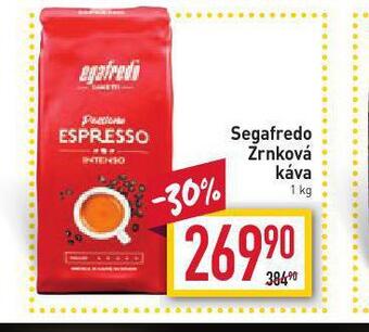 Billa Segafredo zrnková káva nabídka